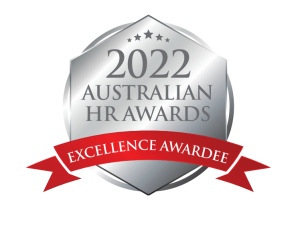 Excellence Awardee Badge 2022 Australian HR Awards